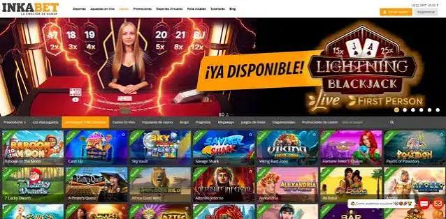 Sitio de Casino Inkabet Perú: Tragamonedas, Casino en Vivo y Póker Online